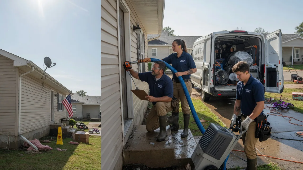 Ceiling Water Damage Restoration in Carson City, MI near me